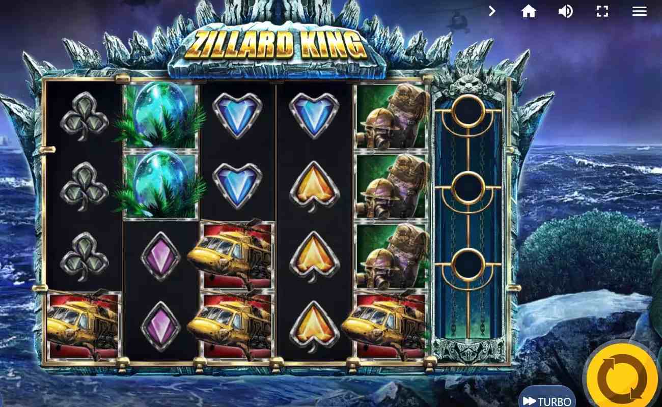  The base game screen on Zillard King
