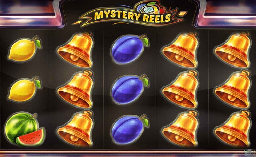 The base game screen for Mystery Reels