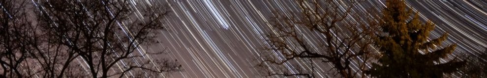 Star Trails over Rockford, Michigan
