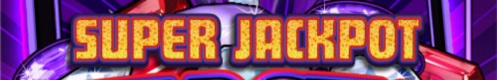 Super Jackpot Wild Gems online slot game screenshot.