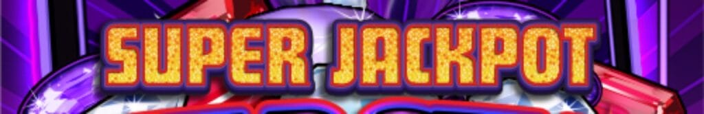 Super Jackpot Wild Gems online slot game screenshot.