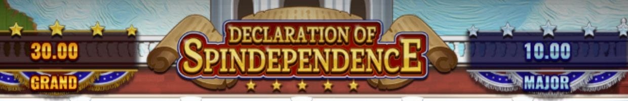 the Declaration of Spindependence online slot game by IGT