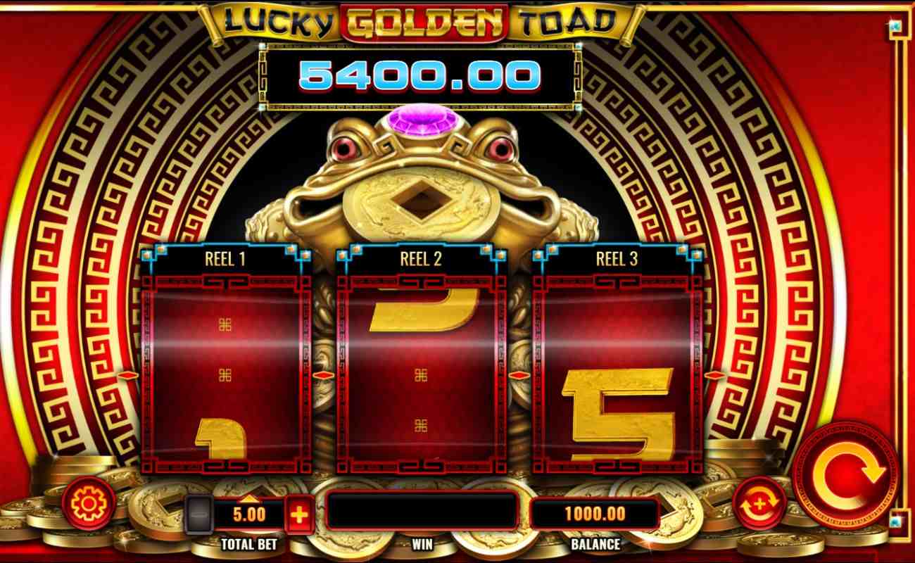 gameplay of the Lucky Golden Toad online slot game by IGT