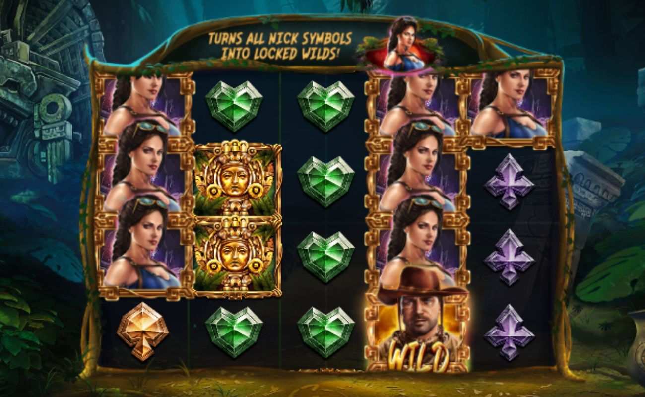 Game play from Wild Expedition online casino slot game. 