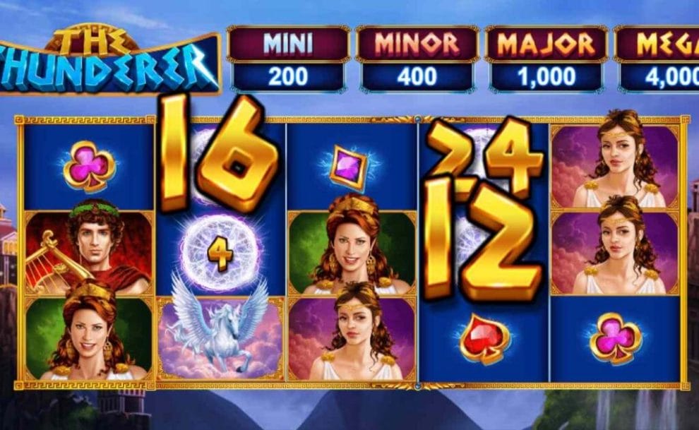 gameplay of The Thunderer online slot game by PariPlay