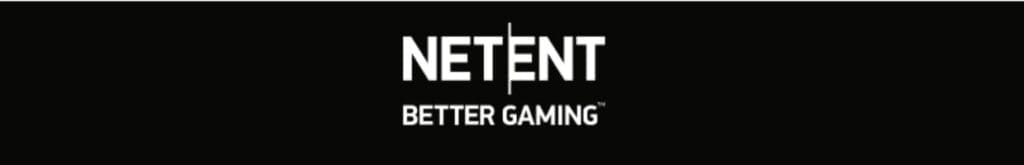 NetEnt logo on a black background