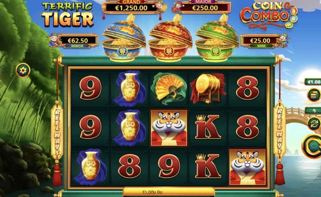 Gameplay in Terrific Tiger by SG Digital 