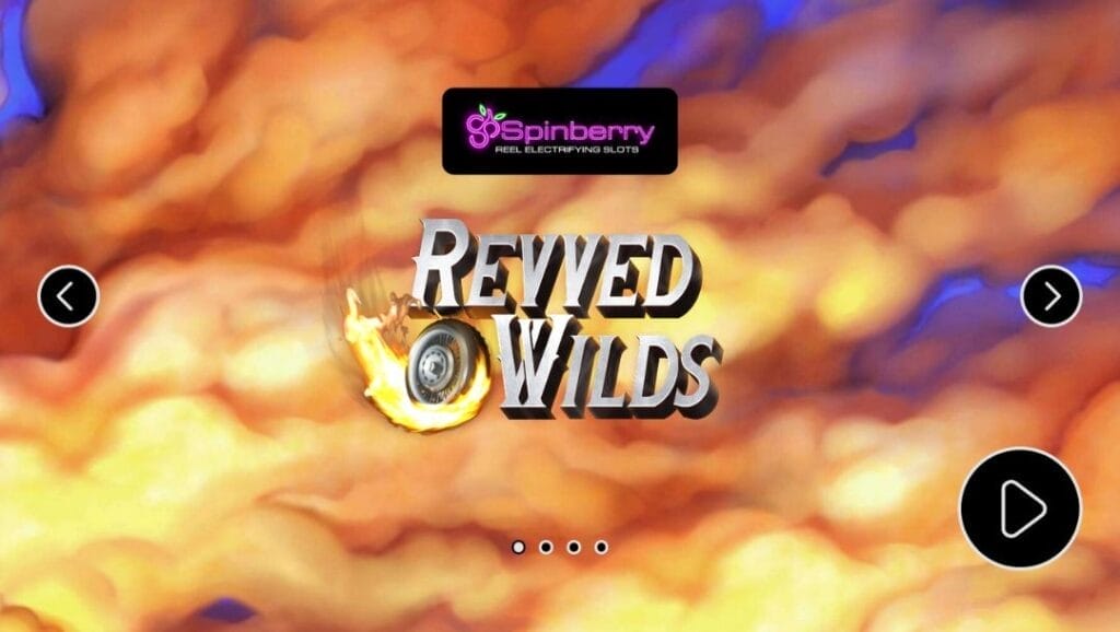 Start screen to Revved Wilds by Spinberry.