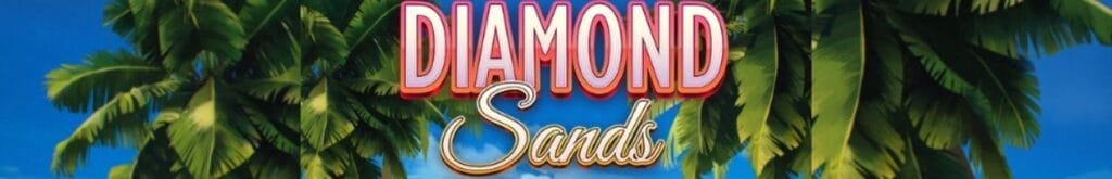 title of the Diamond Sands online slot game by Just For The Win