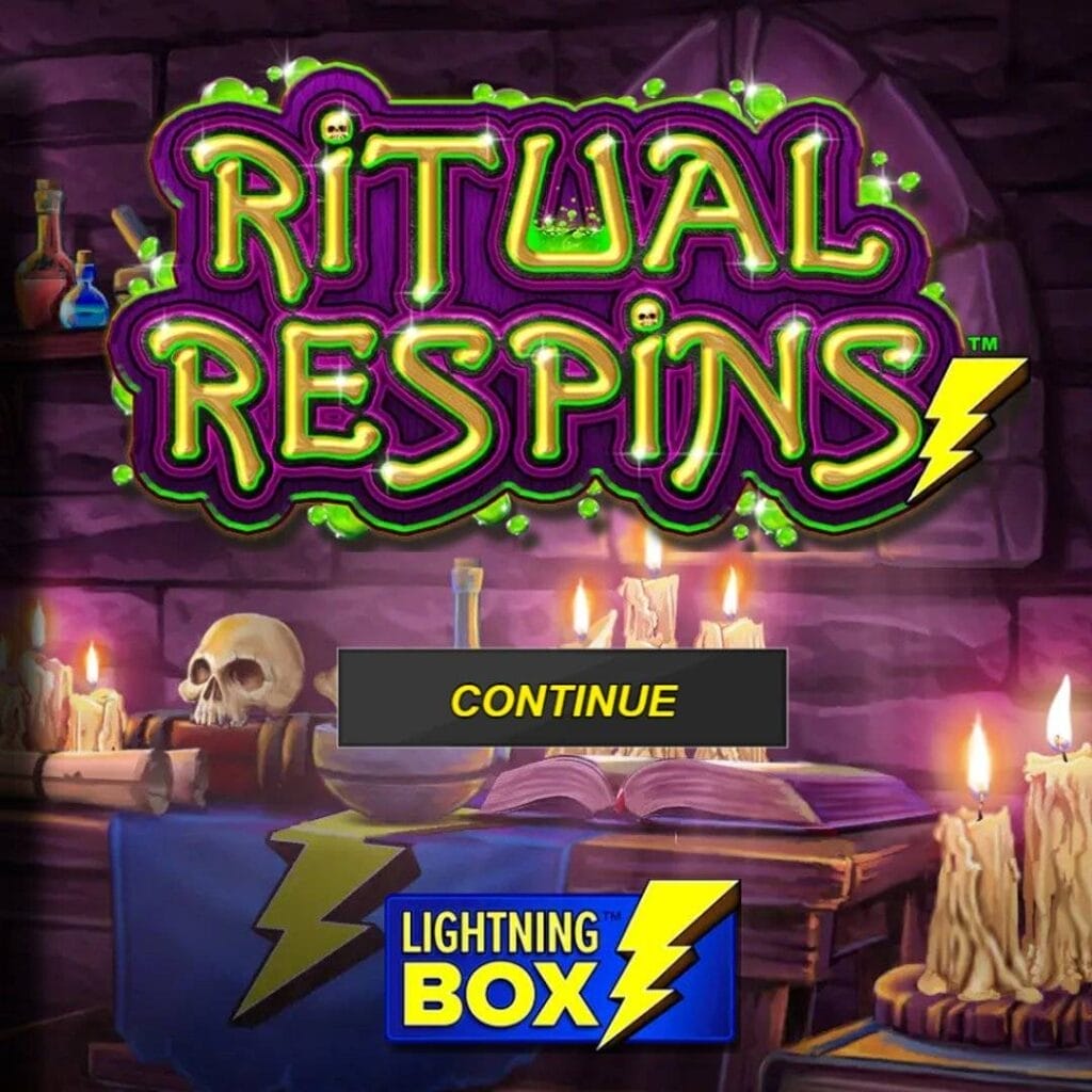 The Ritual Respins title screen.
