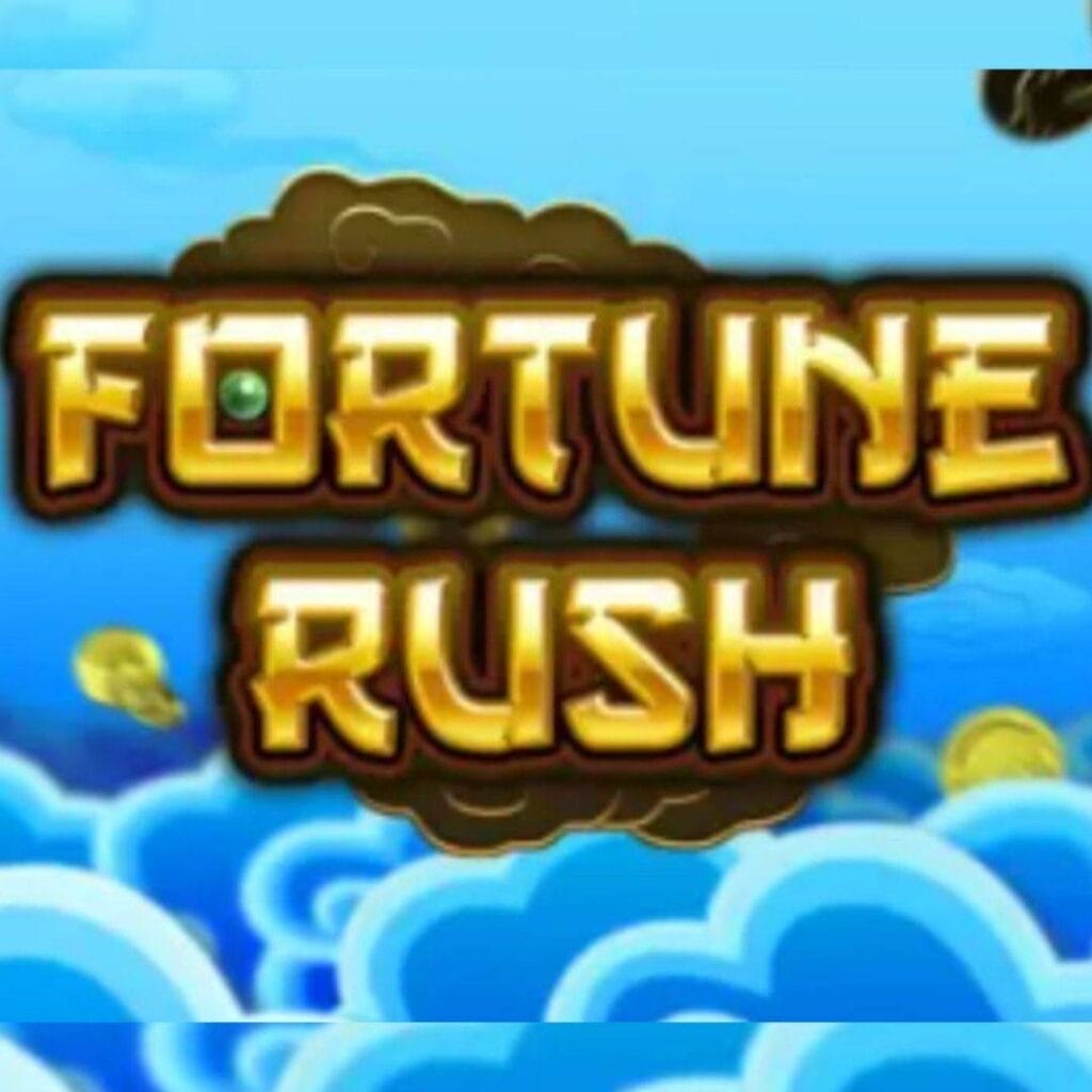 title of the Fortune Rush online slot game by DGC
