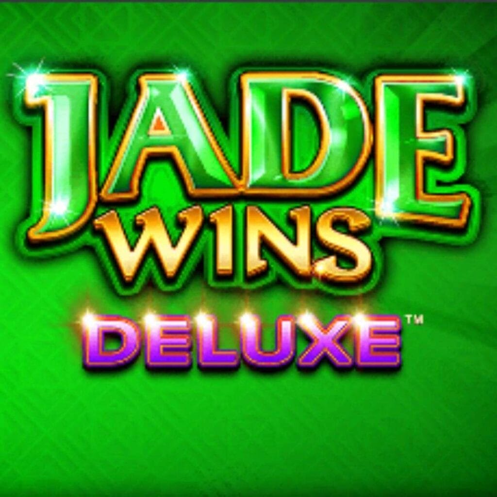 title of the Jade Wins Deluxe online slot game by AGS