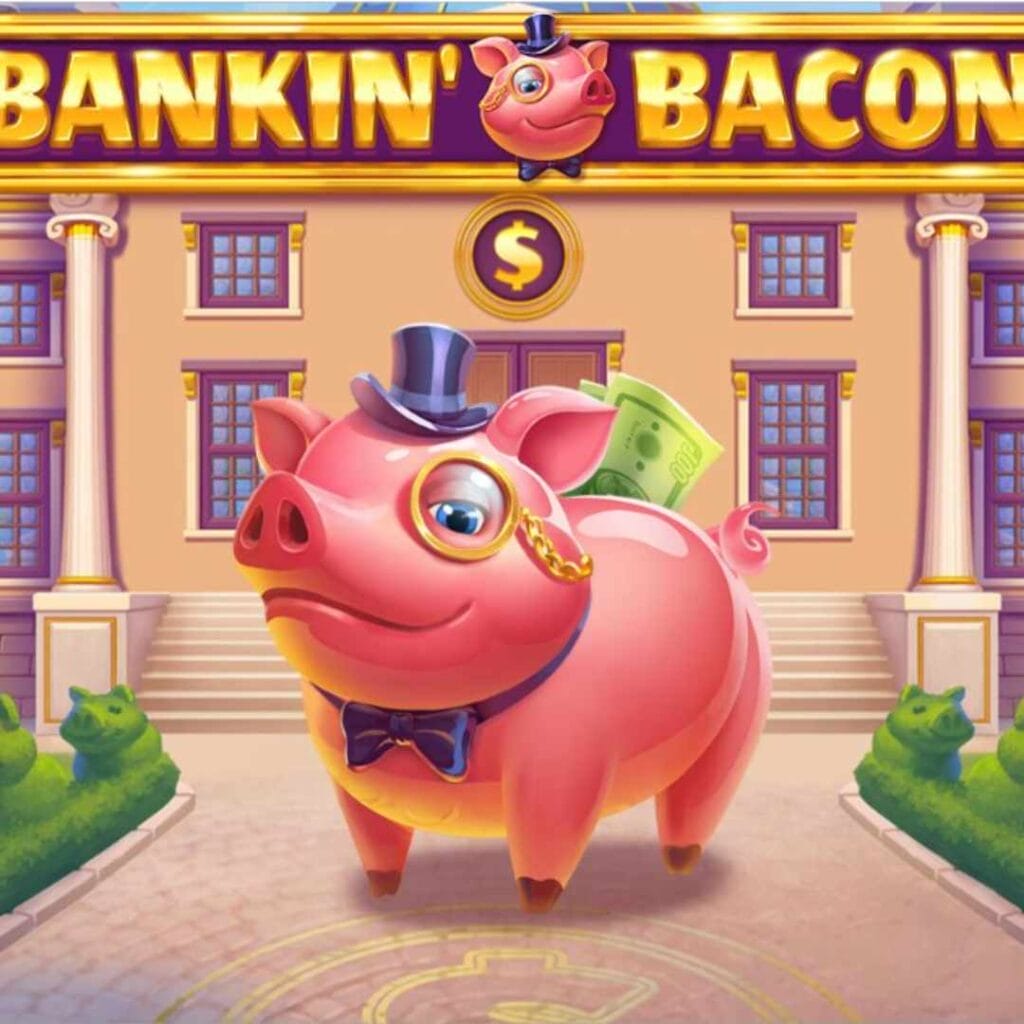 Bankin Bacon Jackpot Royale online slot screenshot.