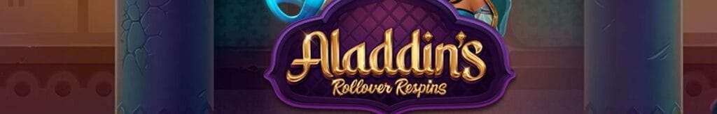 Gameplay in online slot Aladdin's Rollover Spins by Armadillo Studios