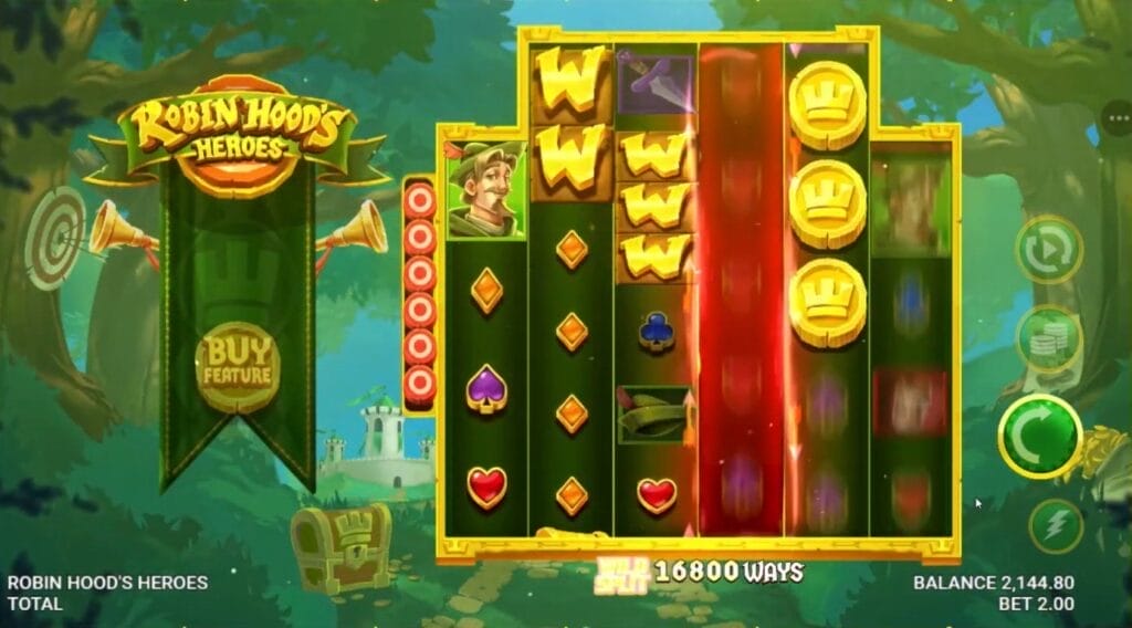 A screenshot of the slot reels from the promotional YouTube video.
