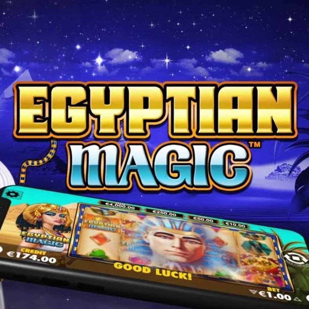 Gameplay in Egyptian Magic by Atomic Slot Lab