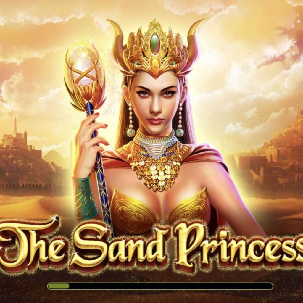 Loading screen to the Sand Princess by Oddsworks.