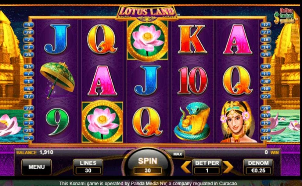 Review Lotus Land With Quick Strike (Konami) Online
