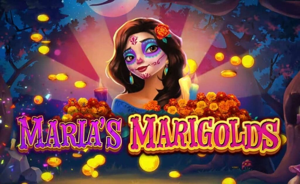 Gameplay in online slot Maria’s Marigolds by IGT
