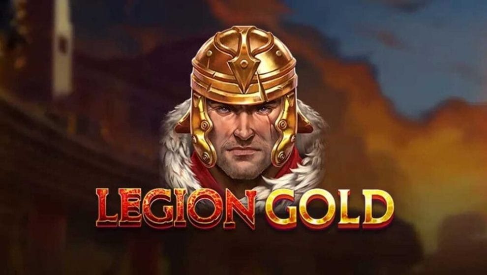 The title screen for Legion Gold online slot game.