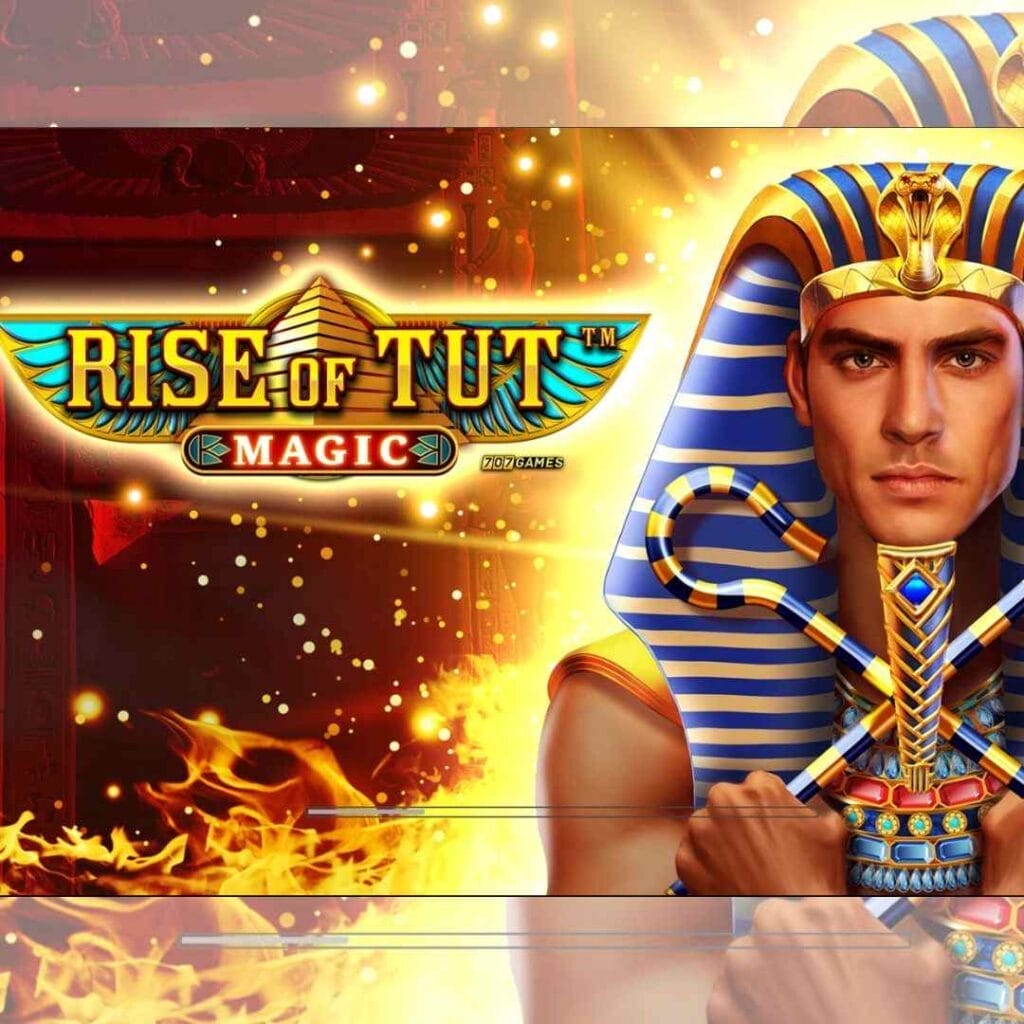 The title screen for Rise of Tut: Magic.