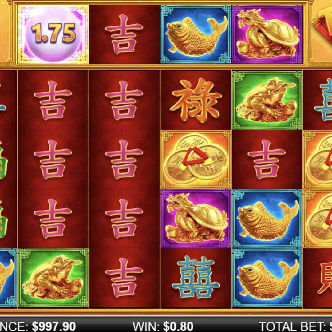 Reel spin of Tsai Shen 10K Way by Light and Wonder.