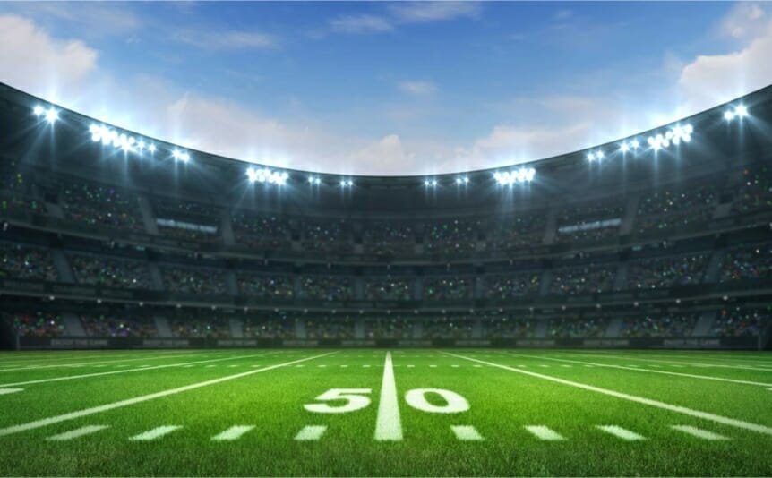 An American Football League field.
