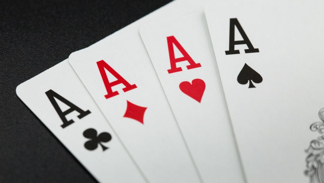 Four ace cards