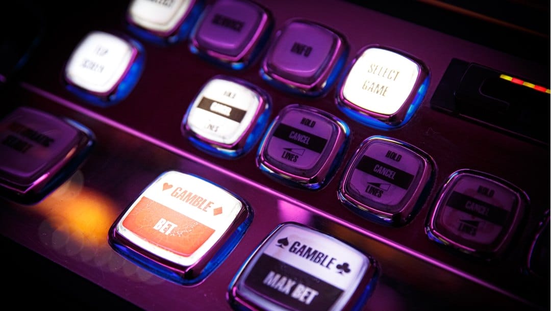 Casino video poker machine