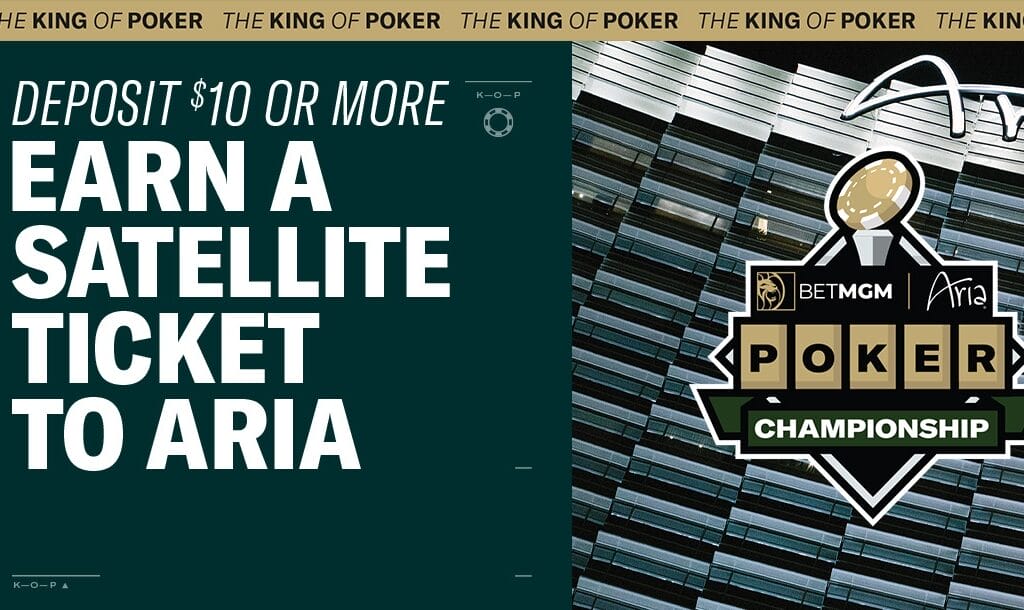 Earning a satellite ticket is one way to qualify for the BetMGM Poker Championship.