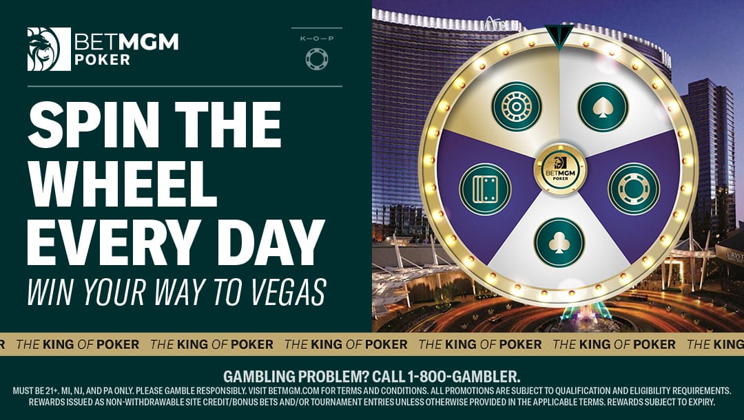 Spin your way to the second wave of BetMGM Poker events at the Aria Poker Classic.