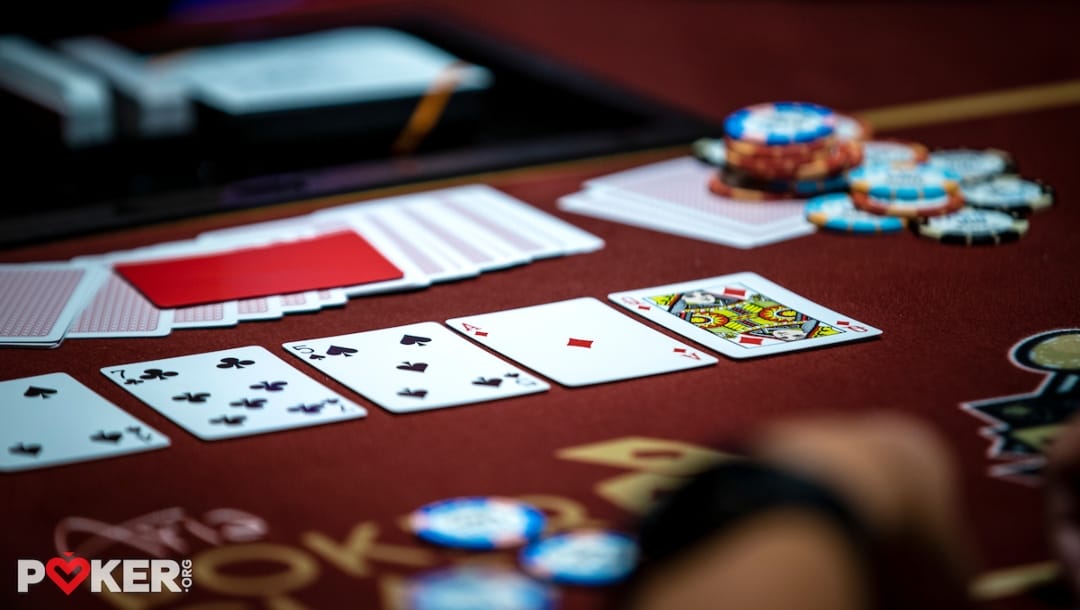 cards at the ARIA poker classic