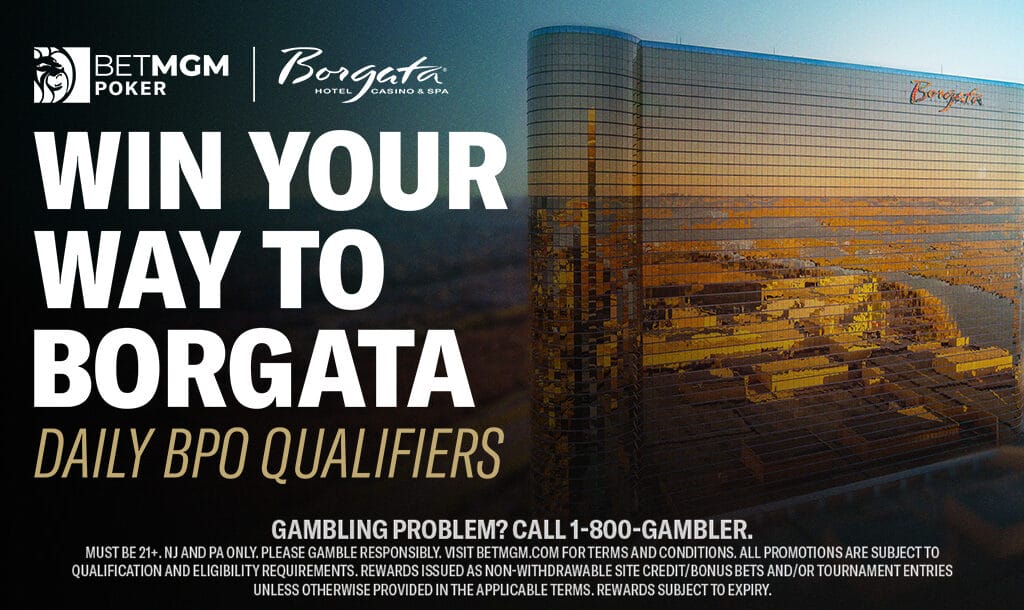 The Borgata Poker Open takes place from September 3-17 and features 63 events, four anchor events and $4,000,000 in total guaranteed payouts.