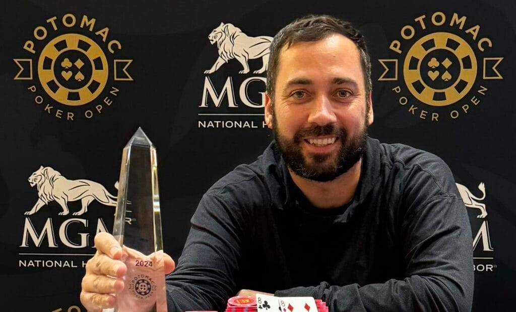 Justin Liberto wins the Potomac Poker Open.