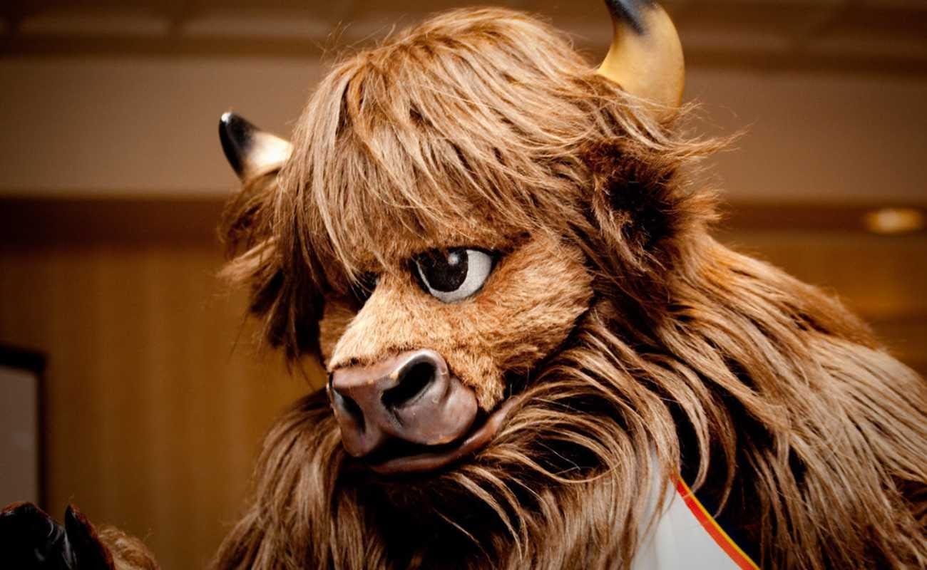 OKC Thunders team mascot Rumble the Bison